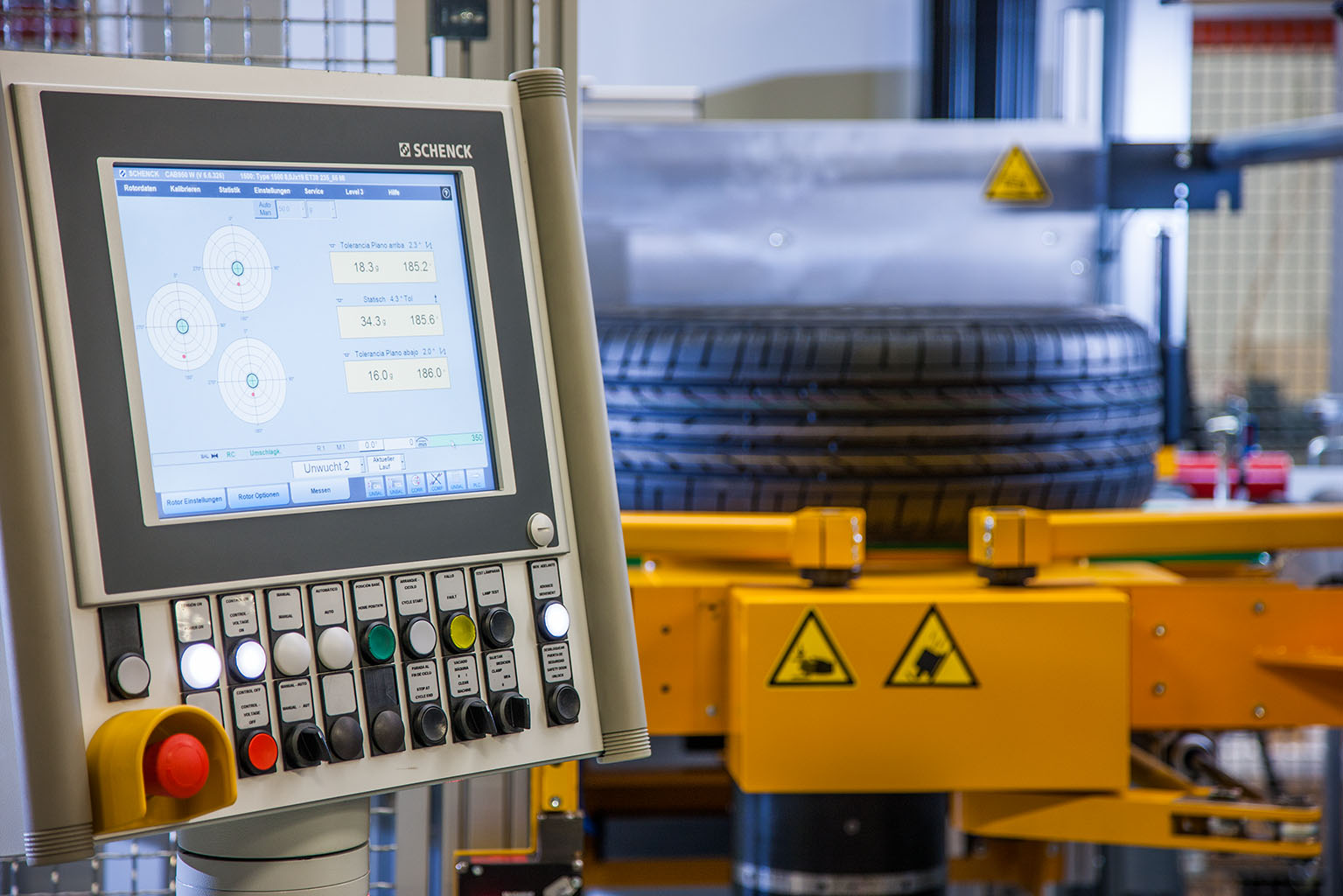Automatic Wheel Unbalance Measuring Station 