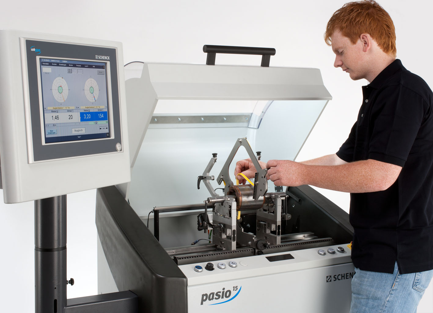 Universal balancing machine for rotors up to 15 kg: Pasio 15